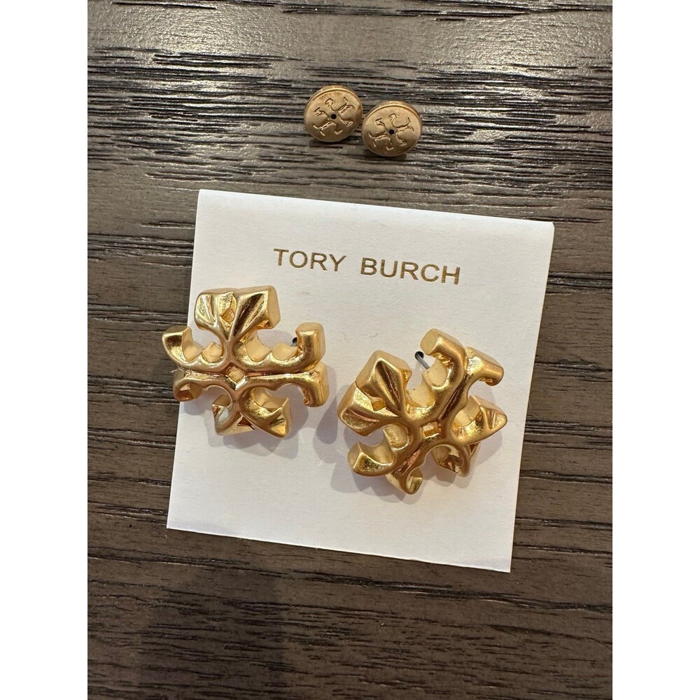 Tory Burch gold stud like new
